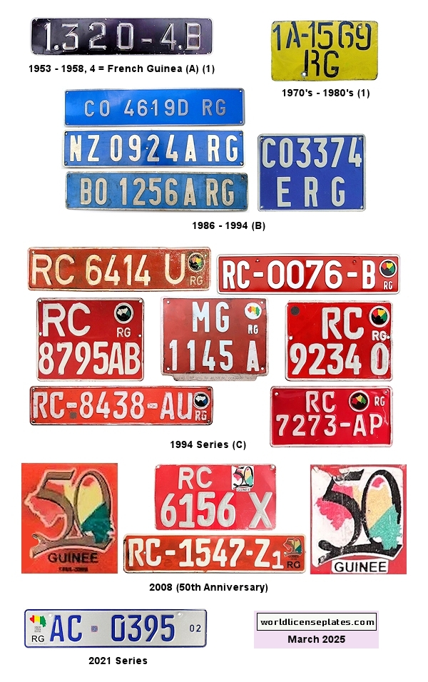 Guinean License Plates