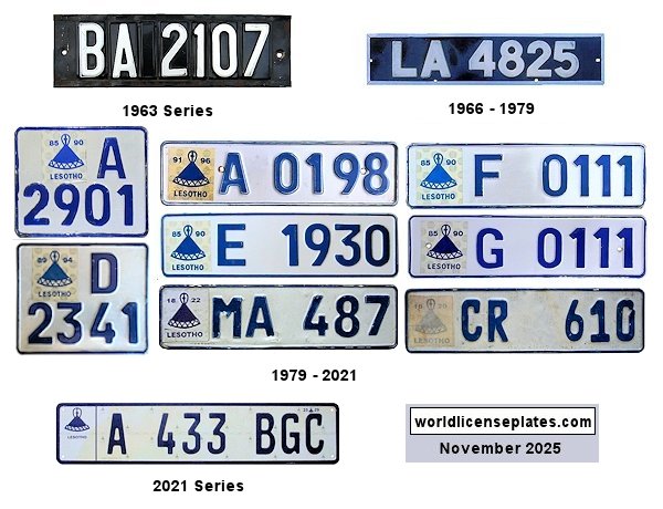 Lesotho License Plates