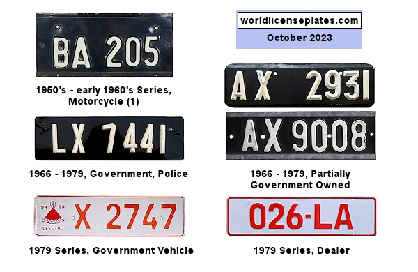 Lesotho License Plates