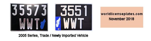 Madagascar License Plates