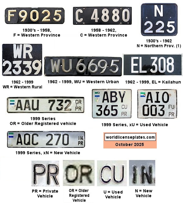 Sierra Leone License Plates