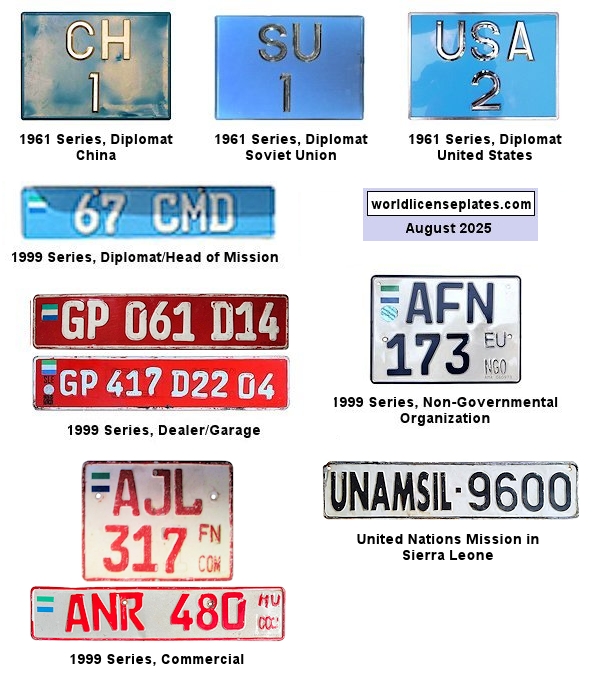 Sierra Leone License Plates
