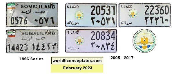 Somaliland License Plates