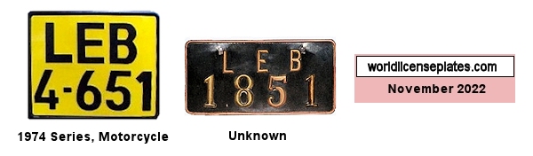 Other Lebowa License Plates