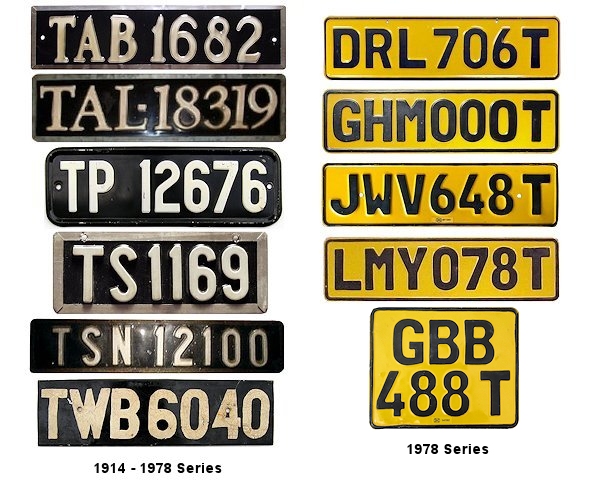 Transvaal License Plates