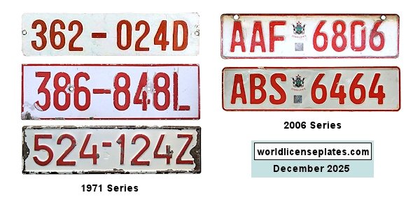 Commercial, Public Service, Taxi License Plates