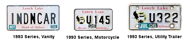 Other License Plates of the Leech Lake Ojibwe