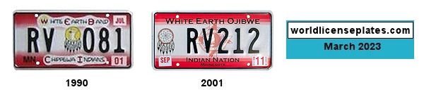 RV Plates of the White Earth Band of Chippewa