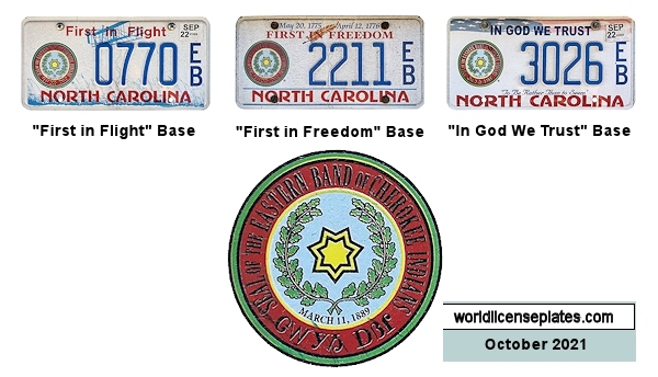 General License Plates of the Eastern Band of Cherokee