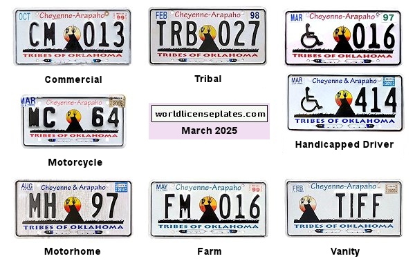 Other License Plates of the Cheyenne-Arapaho