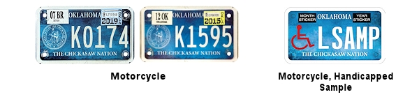 Other License Plates of the Chickasaw Nation