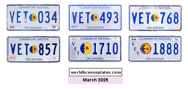 Veteran Plates of the Comanche