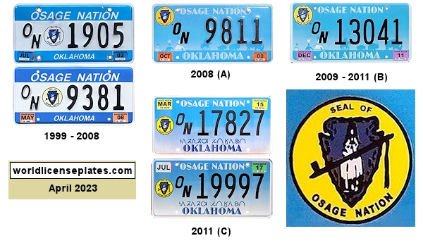 License Plates of the Osage Nation