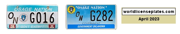 Exempt Plates of Osage