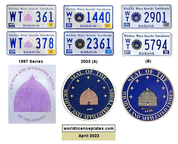 General License Plates of the Wichita Tribes