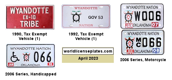 License Plates of the Wyandotte Nation