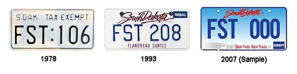 License Plates of the Flandreau Santee Sioux