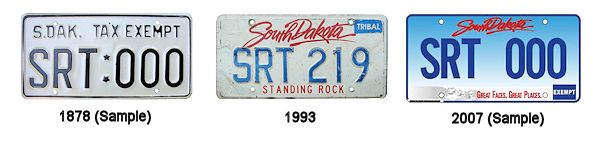 License Plates of the Standing Rock Sioux