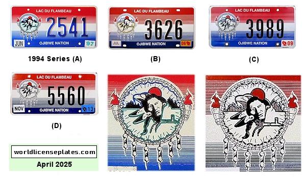 License Plates of the Lac du Flambeau Ojibwe Nation