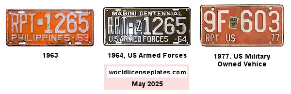 Government Truck License Plates