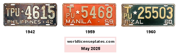 Public Utility Truck License Plates