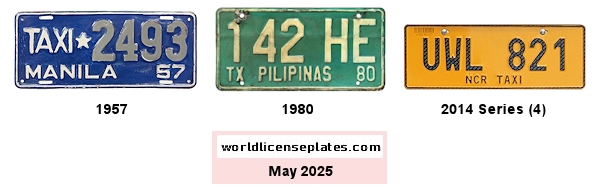 Taxi License Plates