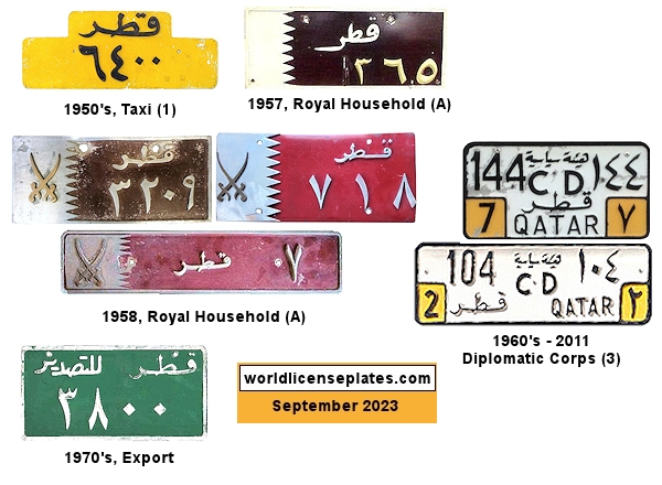 Qatari License Plates