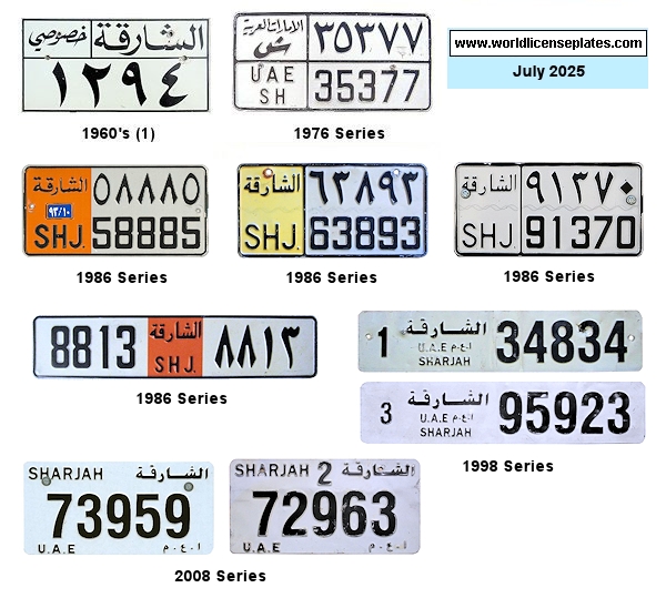 Private Passenger License Plates