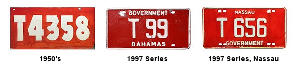 Government Truck License Plates