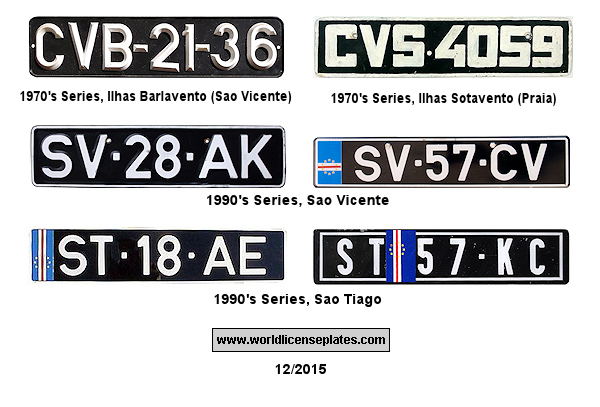 Cape Verde License Plates