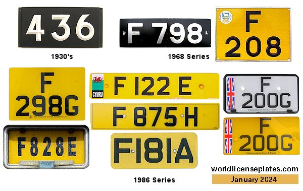 Falkland Islands License Plates