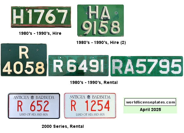 Hire and Rental License Plates