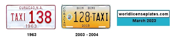 Taxi License Plates