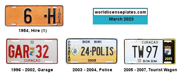 More Curacao License Plates