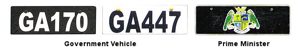 Government or Official License Plates