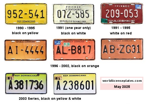 thumbnail image 2 of Dominican Republic Flag Metal License Plate Frame – Front Or Rear – Standard USA/Canada Size – FRCUSFLAG0145 2 of 5