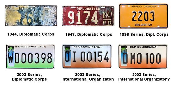 Diplomat and International Org License Plates