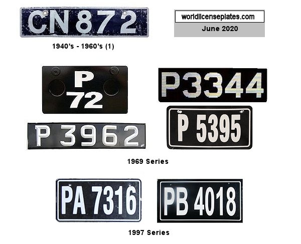Saint Kitts and Nevis License Plates