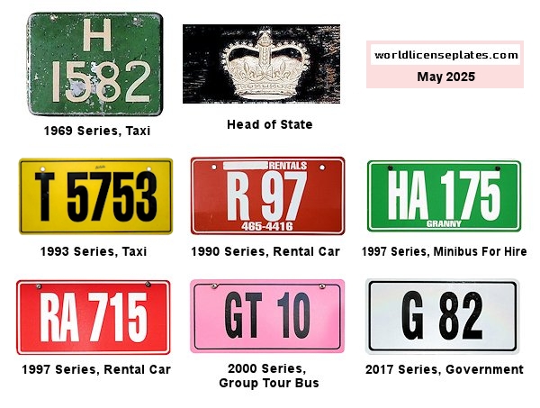 Saint Kitts and Nevis License Plates