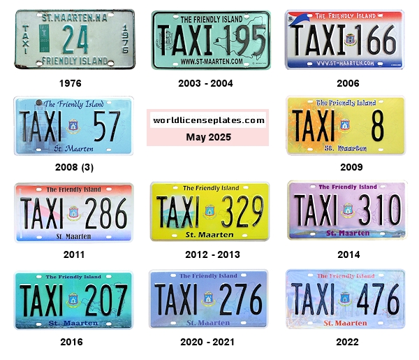 Taxi License Plates