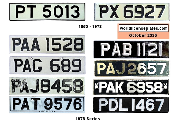 Trinidad and Tobago License Plates