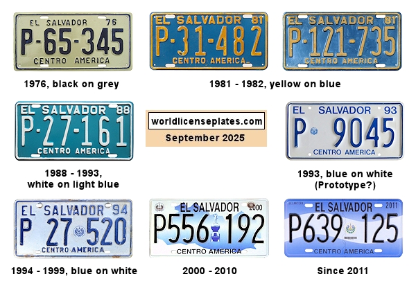 Private/Passenger License Plates