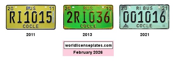 Rural Interior Bus License Plates
