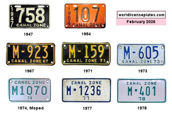 Motorcycle, Moped License Plates
