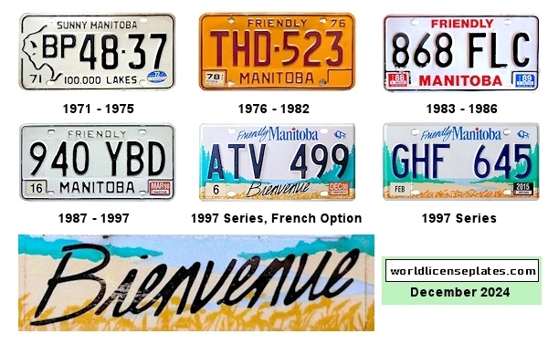 License Plates of Manitoba