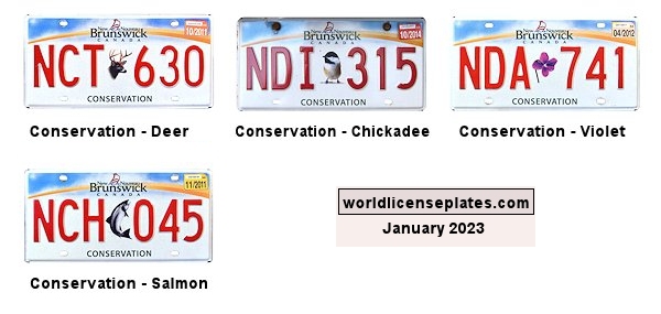 New Brunswick License Plates