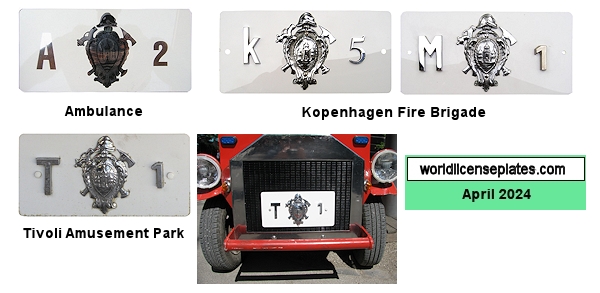 Firebrigade and Ambulance License Plates