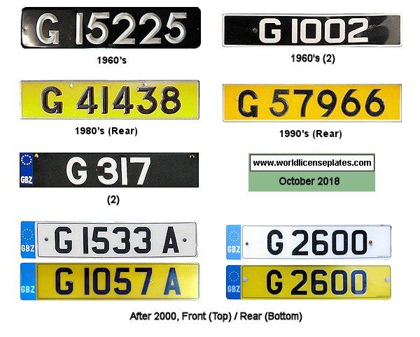 Gibraltar License Plates