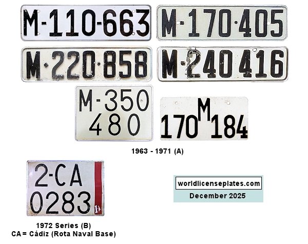 U.S. Personnel License Plates in Spain