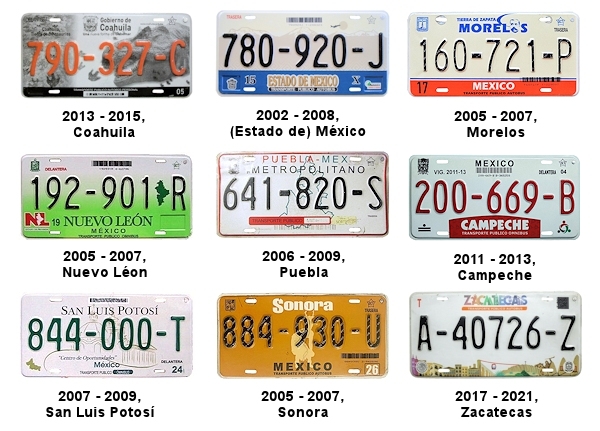 Public Bus License Plates
